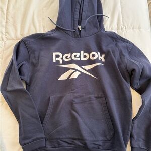 Reebok Men's Dark Blue Hoodie